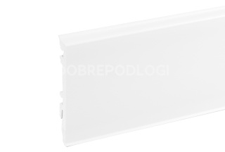 Listwa PVC MASTERLINE 8cm (220x8x1,7cm) Biały RAL 9003 Mat