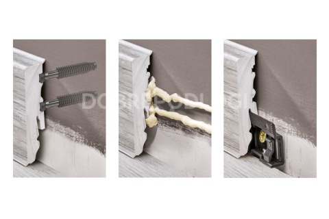 Listwa PVC MASTERLINE 8cm (220x8x1,7cm) UMBRA 475 MAT