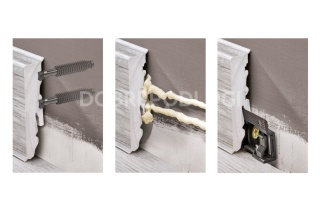 Listwa PVC MASTERLINE 8cm (220x8x1,7cm) VINCENZA 355 MAT
