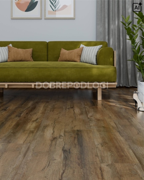 Panel mineralny SPC - Dąb Stary (1,74m2 w kartonie - PODANA CENA ZA M2)