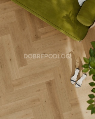 Panel mineralny SPC - Jodełka - Dąb Pasieczny (1,76m2 w kartonie - PODANA CENA ZA M2)