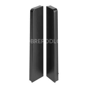 ZAŚLEPKA L+P MASTERLINE 80 (OP.2 SZT) CZARNY RAL 9005 Mat